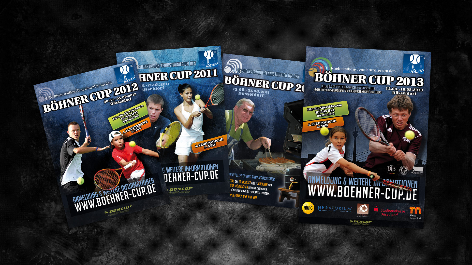 Entwurf und Layout Werbeplakate