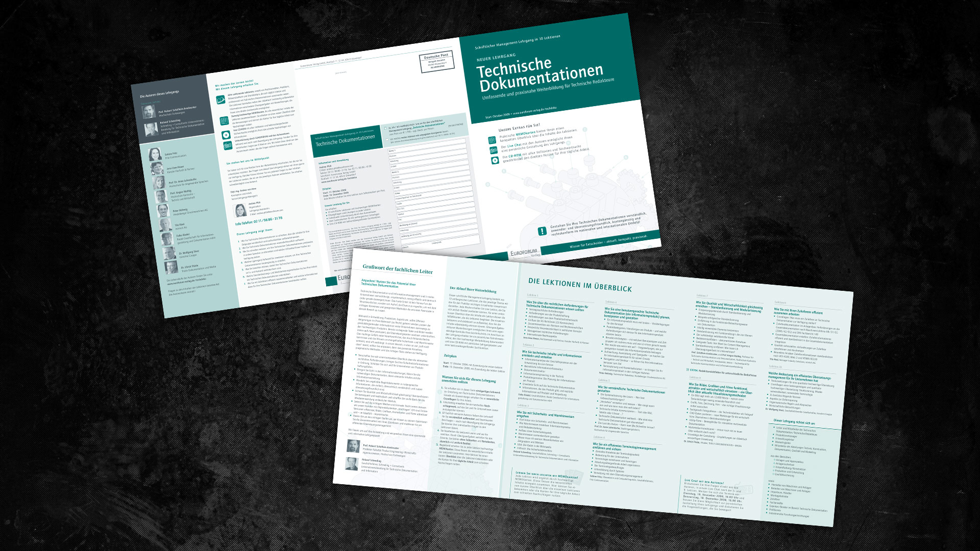 Layout und Satz von Weiterbildungsbroschüren