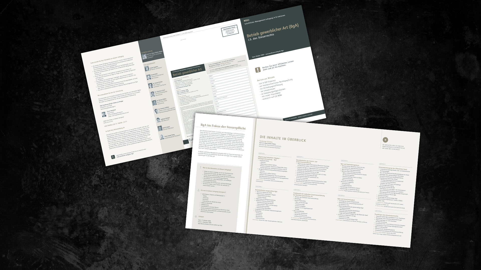 Layout und Satz von Printprodukten