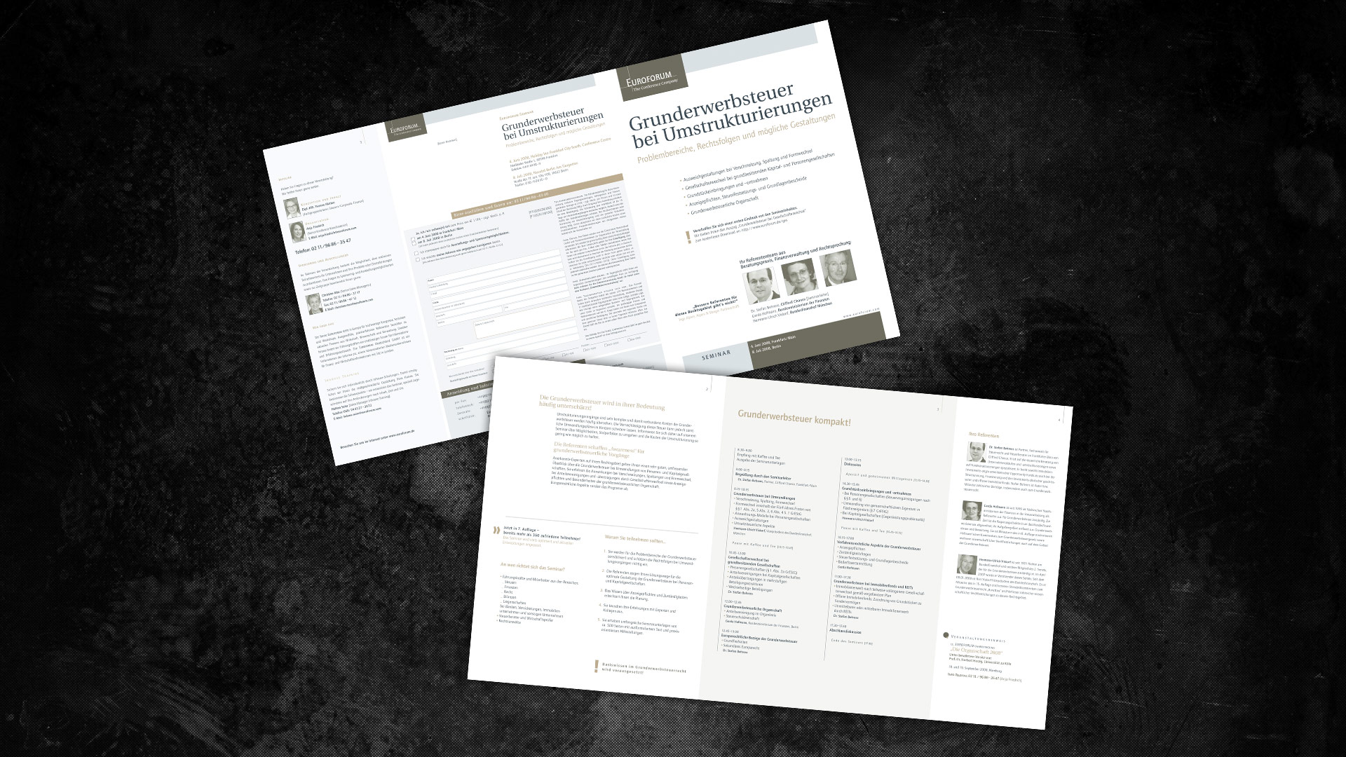 Gestaltung von Infomaterial